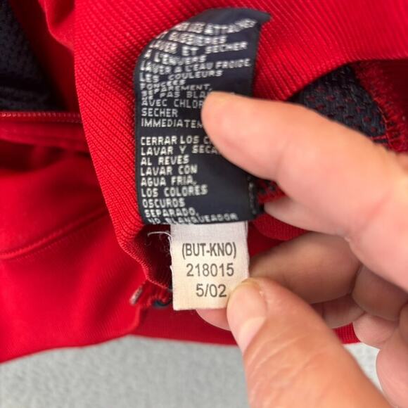 Tommy Hilfiger Y2k Jacket Womens Small Blokecore Tennis Prep Sport Full Zip Crop - Picture 8 of 12